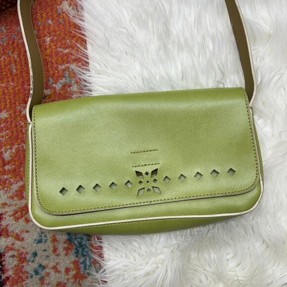 Vintage Y2K 2000s Green Mini Shoulder Bag Purse - Picture 2 of 9